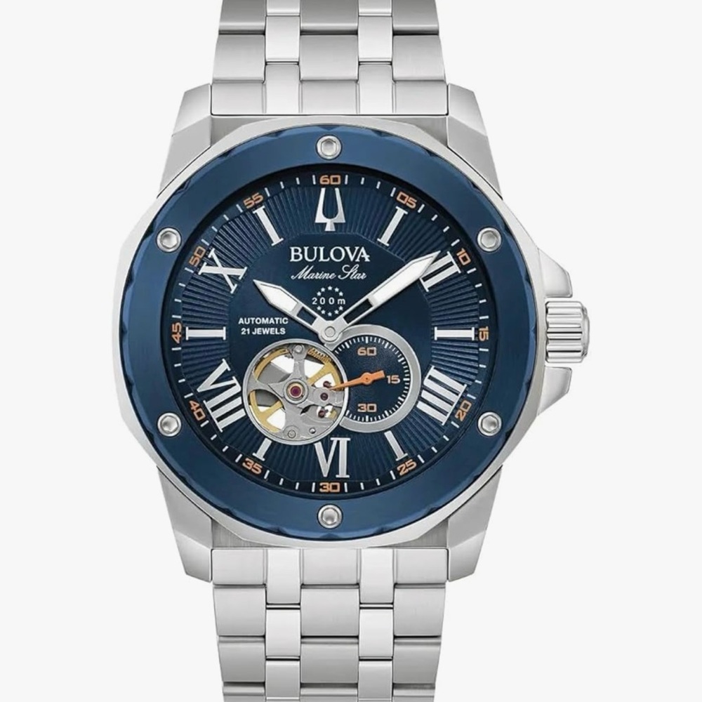NEW- Bulova Marine Star Automatic Watch